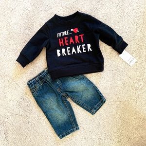 Carter’s 2-piece top & jean set